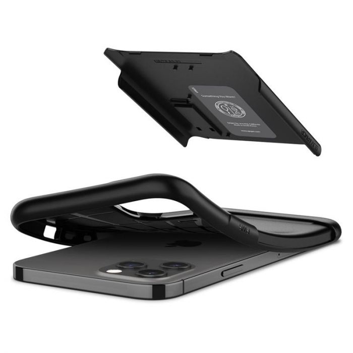 Чохол-накладка Spigen Slim Armor для Apple iPhone 12 Pro Max Gunmetal (ACS01480)