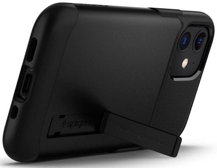 Чохол-накладка Spigen Slim Armor для Apple iPhone 12 Mini Black (ACS01545)