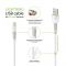 Кабель Intaleo CBFLEXL0 USB - Lightning (M/M), 0.2 м, White (1283126487439)