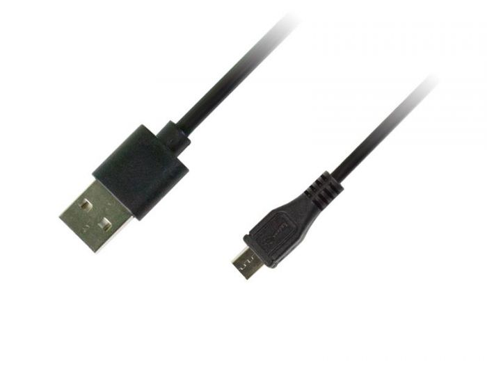 Кабель Piko (1283126474101) USB2.0 AM-MicroUSB BM, 1м, Black REVERS