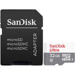 Карта пам`яті MicroSDXC 32GB UHS-I Class 10 SanDisk Ultra R100/W10MB/s + SD-адаптер (SDSQUNR-032G-GN3MA)