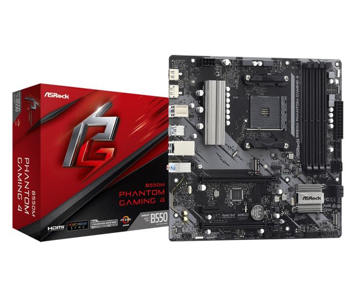 Материнська плата ASRock B550M Phantom Gaming 4 Socket AM4