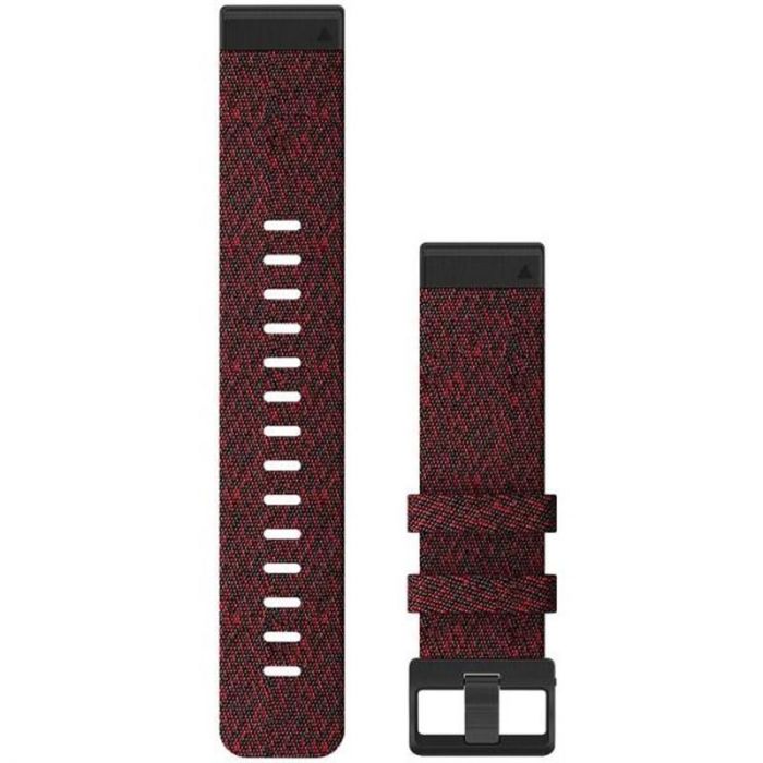 Ремінець Garmin QuickFit 22mm для Garmin Fenix 6 Heathered Red Nylon (010-12863-06)