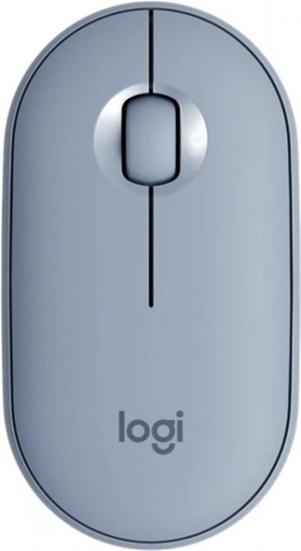 Мишка бездротова Logitech Pebble M350 (910-005719) Blue Grey USB