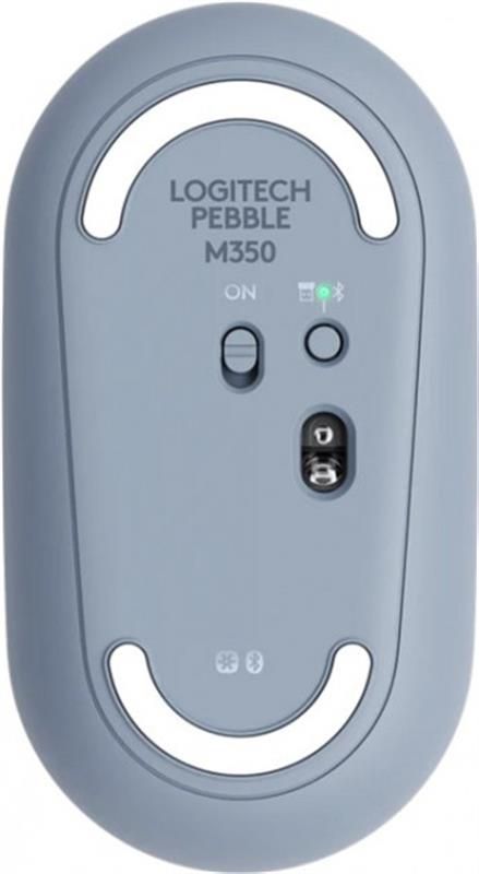 Мишка бездротова Logitech Pebble M350 (910-005719) Blue Grey USB