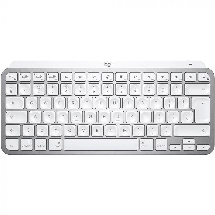 Клавіатура бездротова Logitech MX Keys Mini For Mac Minimalist Wireless Illuminated Pale Grey (920-010526)