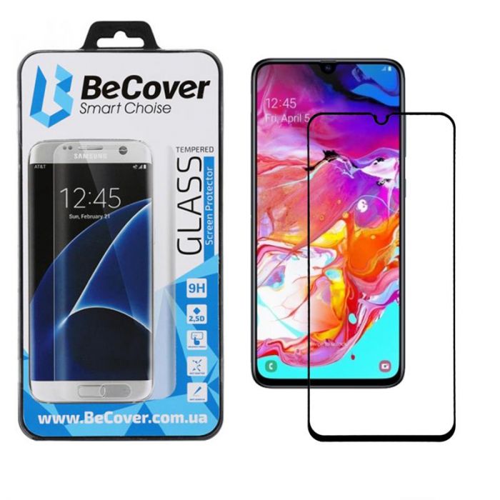 Захисне скло BeCover для Samsung Galaxy A70 SM-A705 Black (703804)