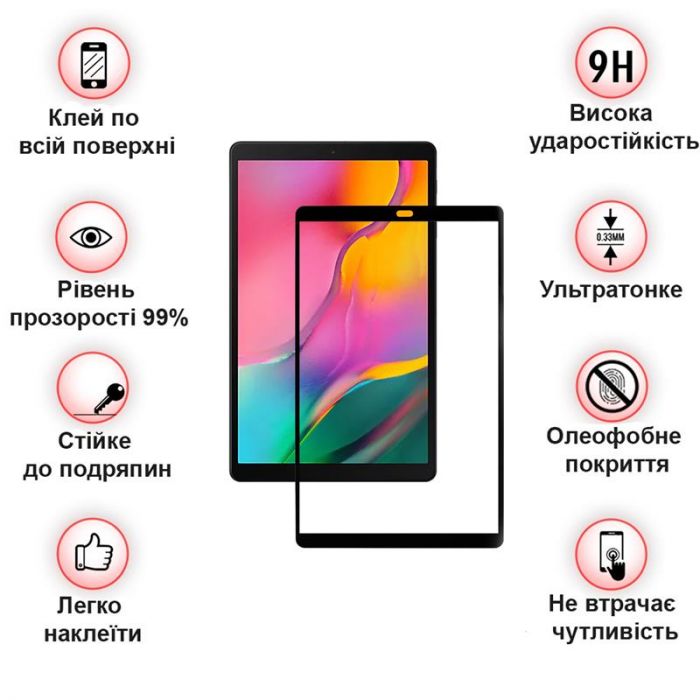 Захисне скло BeCover для Apple iPad mini 5 White, 2.5D (703740)