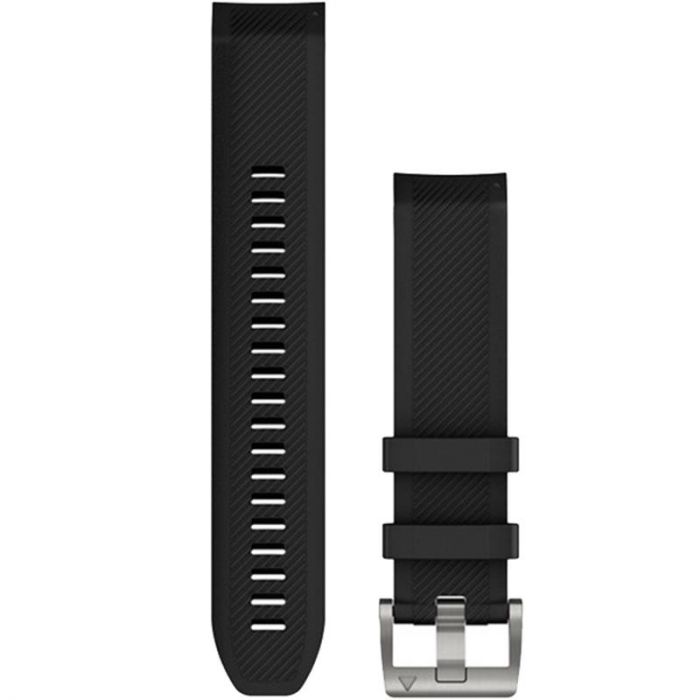 Ремінець Garmin QuickFit 22mm для Garmin Marq Black Silicone (010-12738-05)