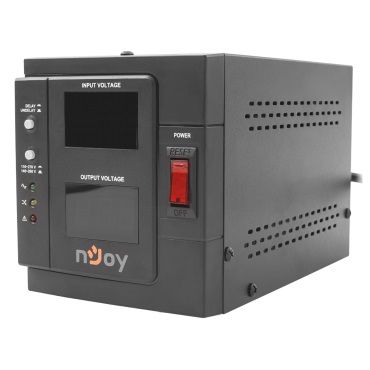 Стабілізатор NJOY Akin 2000 (PWAV-20002AK-AZ01B) AVR, 2 розетки