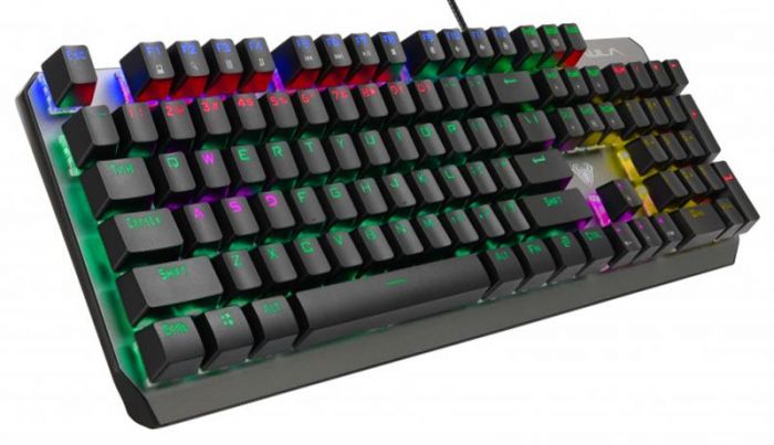 Клавіатура Aula Dawnguard Mechanical Wired Keyboard (6948391234533) Silver USB