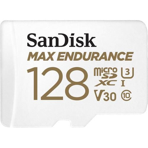 Карта пам`ятi MicroSDHC 128GB UHS-I/U3 Class 10 SanDisk Max Endurance R100/W40MB/s (SDSQQVR-128G-GN6IA)