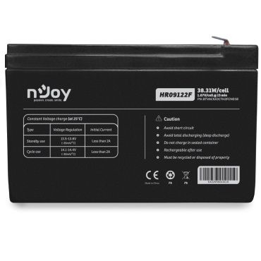 Акумуляторна батарея Njoy HR09122F 12V 9AH (BTVACIUOCTH2FCN01B) AGM