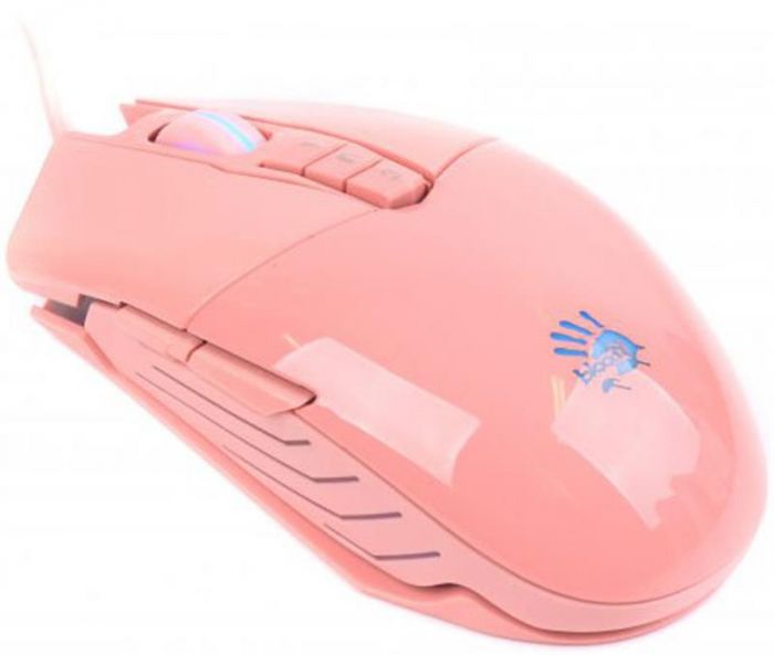 Мишка A4Tech Bloody P91s RGB Pink USB