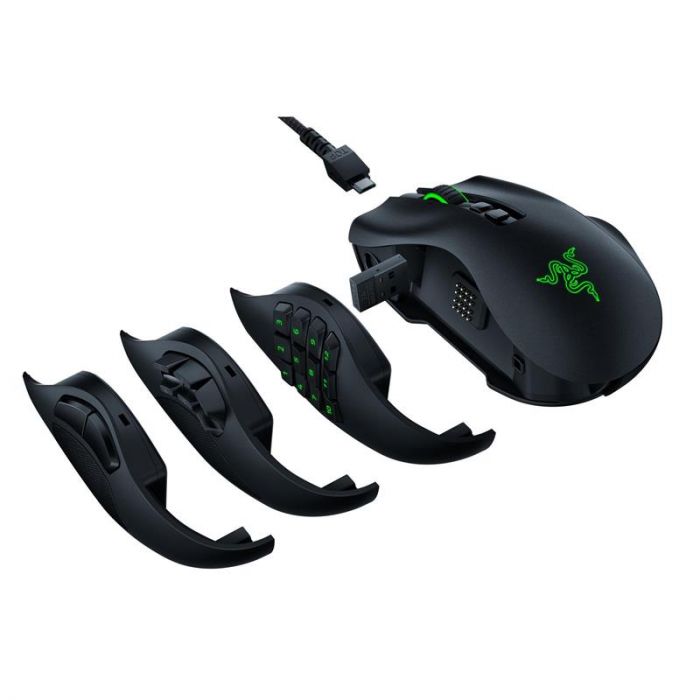 Мишка бездротова Razer Naga Pro Wireless Gaming Mouse Black (RZ01-03420100-R3G1)