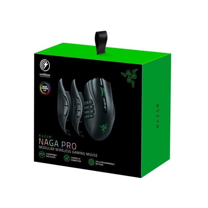 Мишка бездротова Razer Naga Pro Wireless Gaming Mouse (RZ01-03420100-R3G1) Black USB