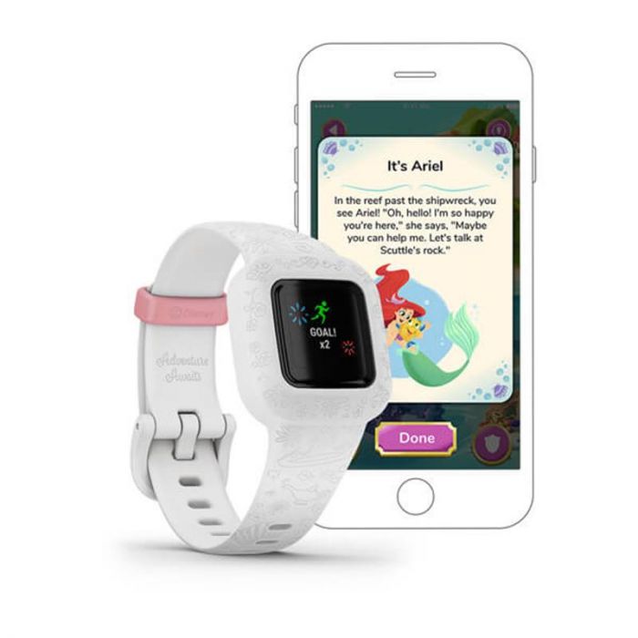 Дитячий фітнес-браслет Garmin Vivofit Jr 3 Disney Princess (010-02441-12)