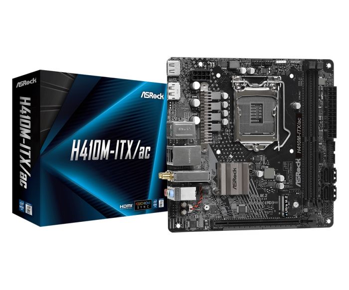 Материнська плата ASRock H410M-ITX/ac Socket 1200