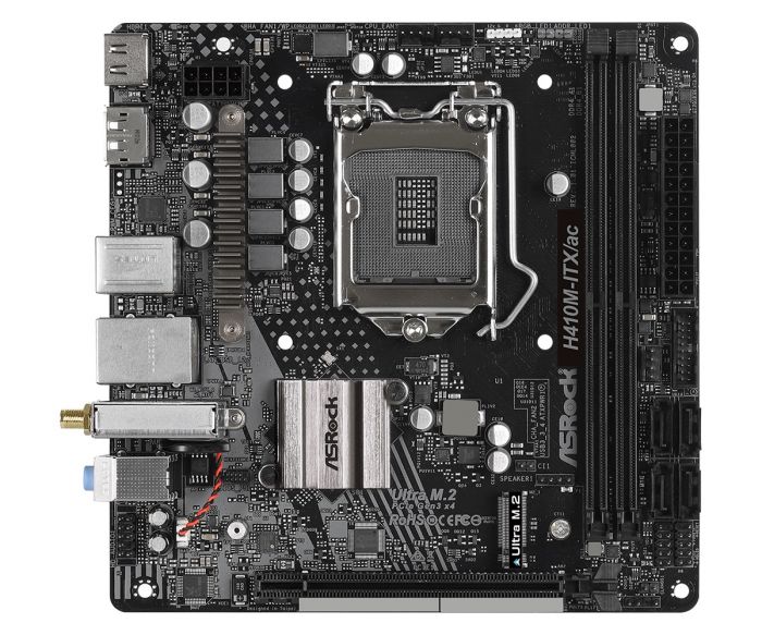 Материнська плата ASRock H410M-ITX/ac Socket 1200