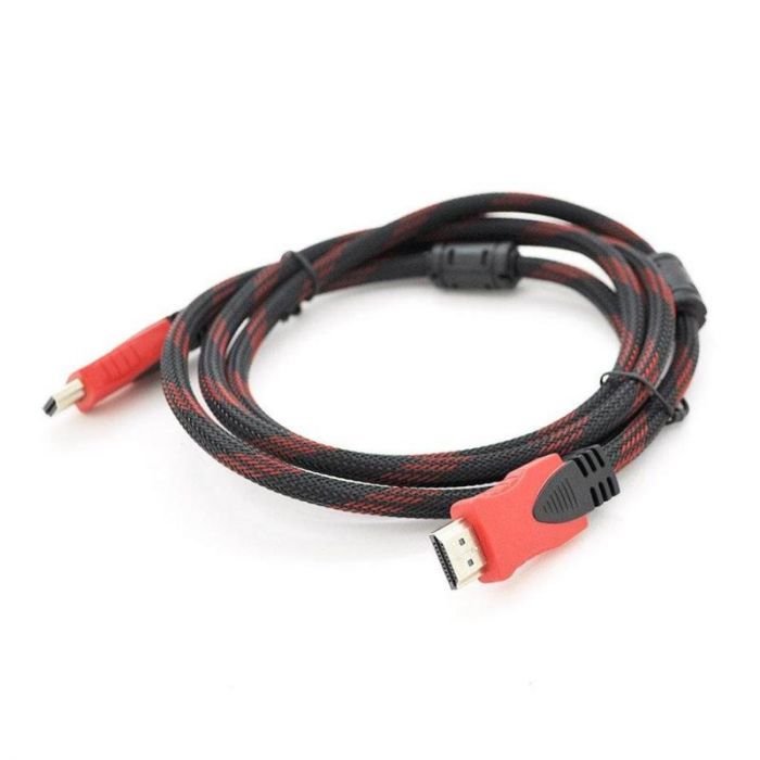 Кабель Merlion (YT-HDMI(M)/(M)NY/RD-15m/00261) HDMI-HDMI, 15м Black/Red, пакет