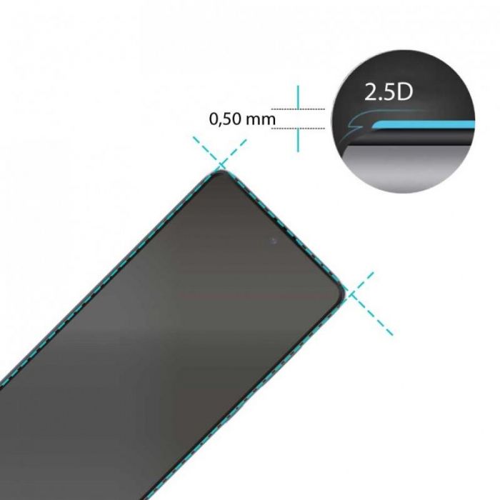 Захисне скло Extradigital для Samsung Galaxy A51 SM-A515 Black, 0.5мм, 2.5D (EGL4672)