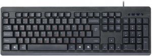 Клавiатура Maxxter KB-112-U Ukr Black USB