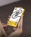 Кабель Luxe Cube USB Type-А - USB Type-C (M/M), 3 А, 1 м, чорний (8886668686112)