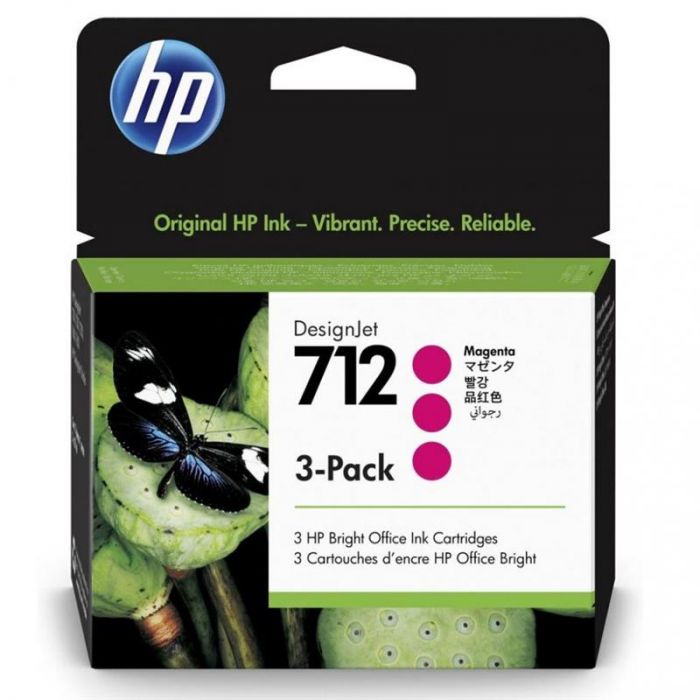 Картридж HP №712 DJ Т230/Т630 (3ED78A) Magenta 29ml 3-Pack