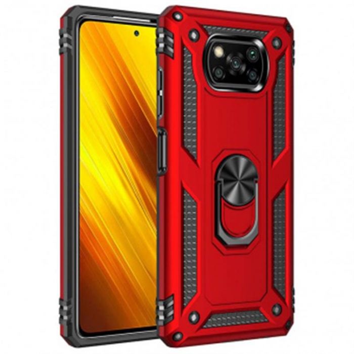 Чохол-накладка BeCover Military для Xiaomi Poco X3 Red (705645)