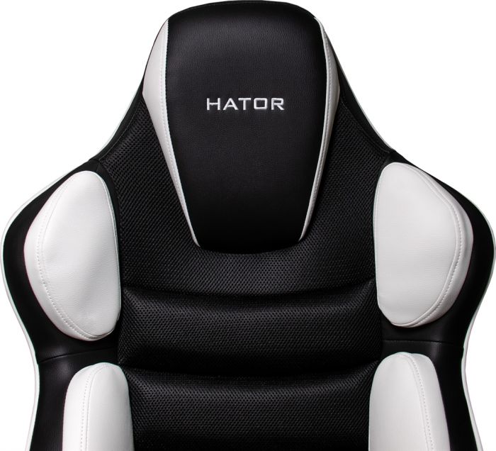 Крісло для геймерів Hator Hypersport V2 Black/White (HTC-948)