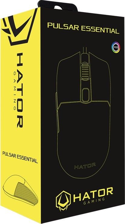 Мишка Hator Pulsar Essential Black (HTM-312) USB