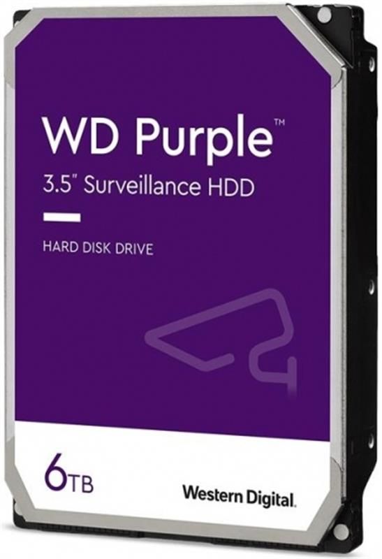 Накопичувач HDD SATA 6.0TB WD Purple 5400rpm 128MB (WD62PURZ)