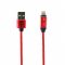 Кабель Extradigital USB-Lightning, 1м Red (KBU1772)