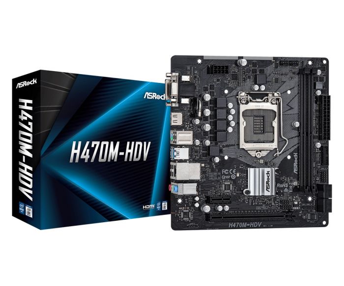 Материнська плата ASRock H470M-HDV Socket 1200