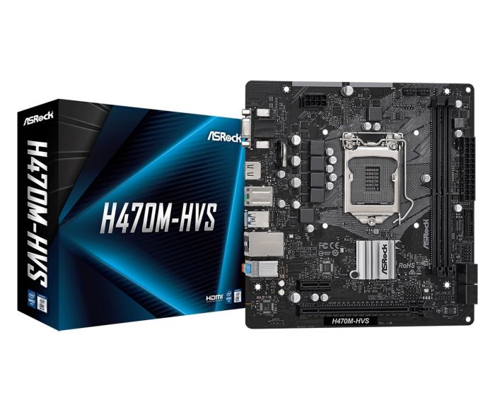 Материнська плата ASRock H470M-HVS Socket 1200