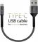 Кабель Intaleo CB0 USB-USB Type-C 0.2м Black/Grey (1283126495656)