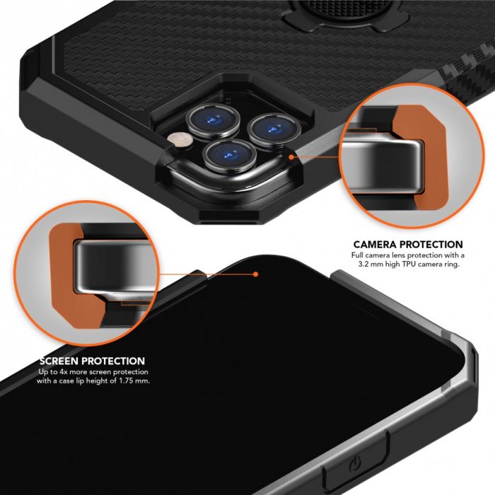 Чохол-накладка Rokform Rugged Case для Apple iPhone 12 Pro Max Black (307401P)