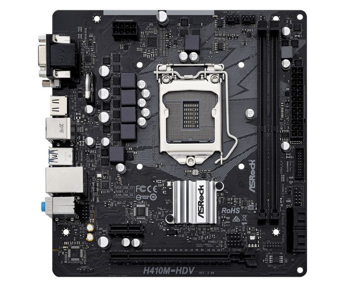 Материнська плата ASRock H410M-HDV R2.0 Socket 1200