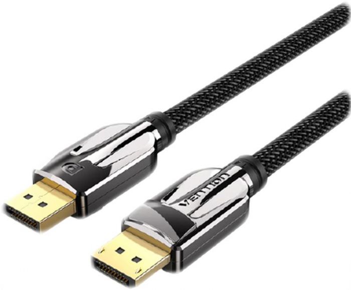 Кабель Vention DisplayPort - DisplayPort (M/M), 3 м, v1.4, чорний (HCABI)