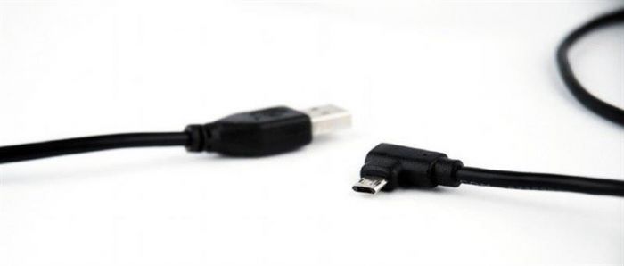 Кабель Cablexpert (CC-USB2-AMmDM90-6) USB2.0 A - USB В, 1.8 м, преміум, чорний