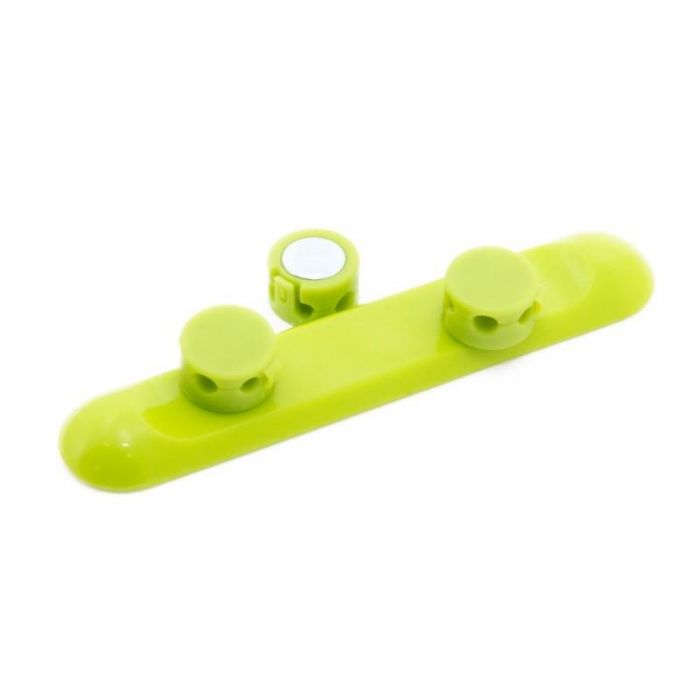 Органайзер для кабеля магнітний Extradigital Cable Clips CC-952 Green (KBC1704)