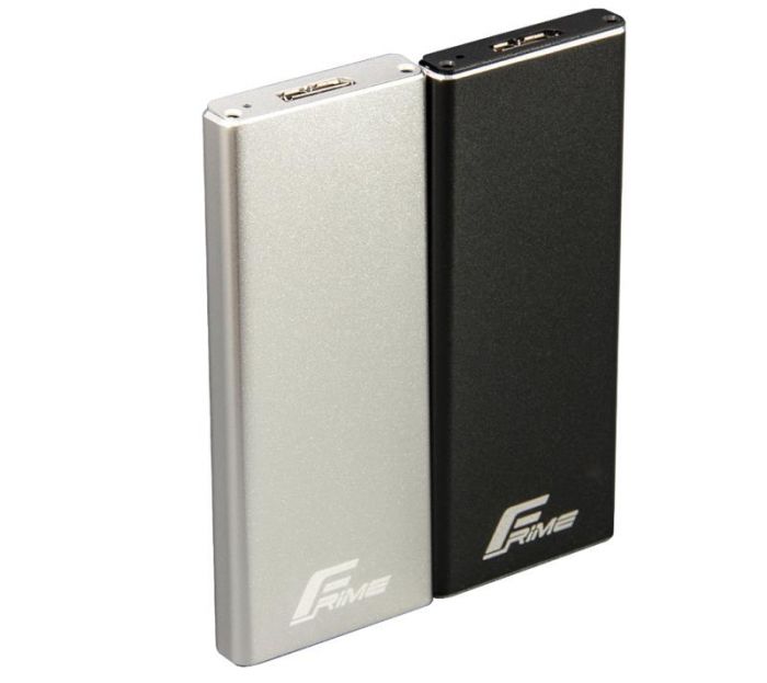 Зовнішня кишеня Frime SATA HDD/SSD 2.5", USB 3.0, Metal, Silver (FHE201.M2U30)