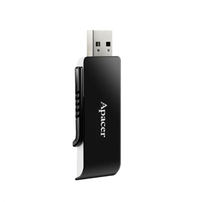 Флеш-накопичувач USB3.0 64GB Apacer AH350 Black (AP64GAH350B-1)