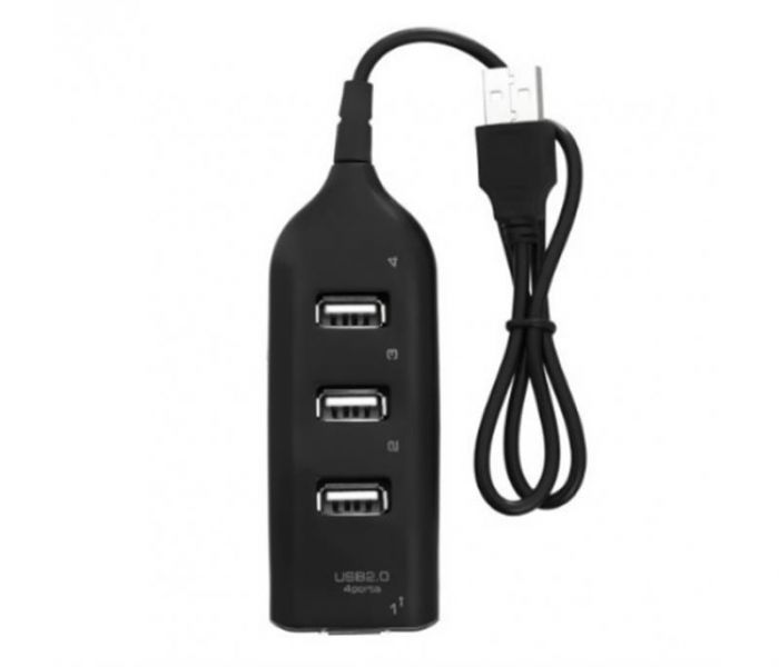 Концентратор Voltronic DNS-HUB4-OB, 4хUSB2.0, Black (DNS-HUB4-OB/19156)