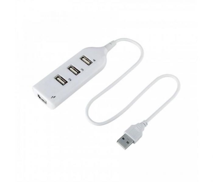 Концентратор Voltronic DNS-HUB4-OW, 4хUSB2.0, White (DNS-HUB4-OW/19155)