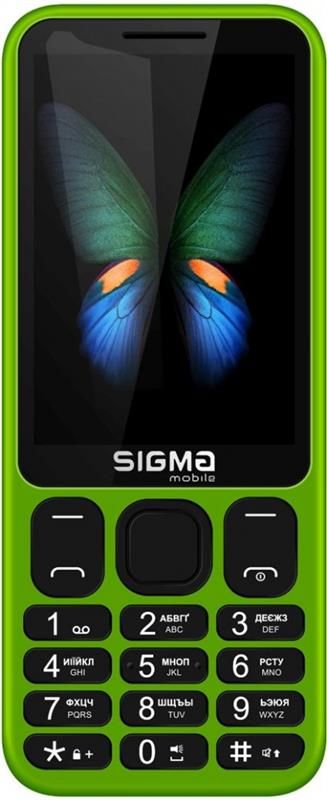 Мобiльний телефон Sigma mobile X-Style 351 Lider Dual Sim Green