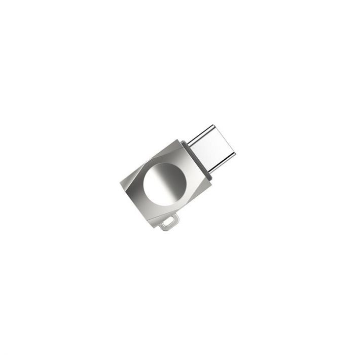 Адаптер Hoco UA8 MicroUSB-USB Type-C Silver (6957531070269)