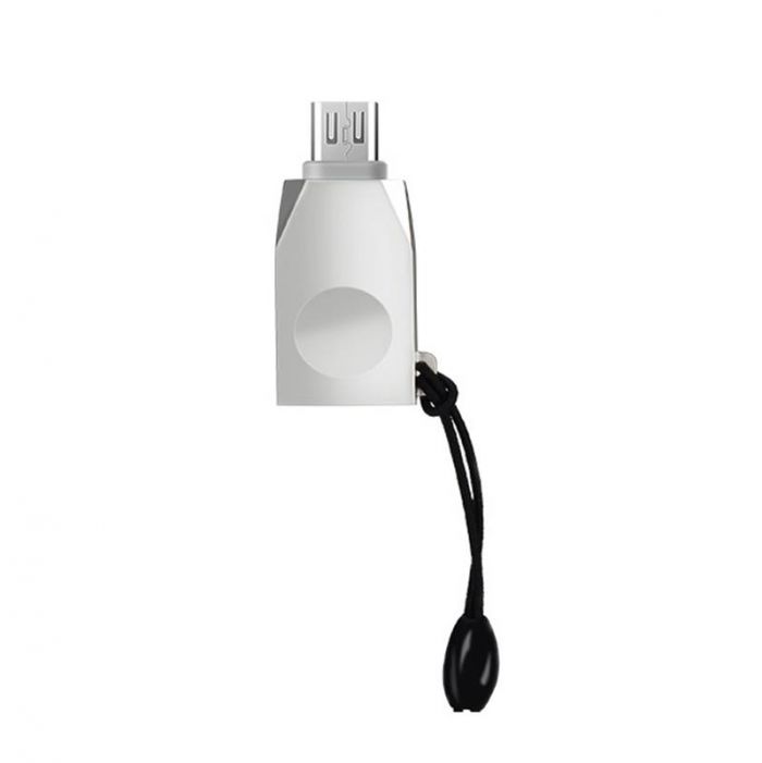 Адаптер Hoco OTG UA10 MicroUSB-USB Silver (6957531070283)