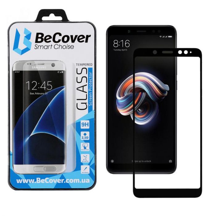 Захисне скло BeCover для Xiaomi Redmi Note 5 Pro Black (702227)