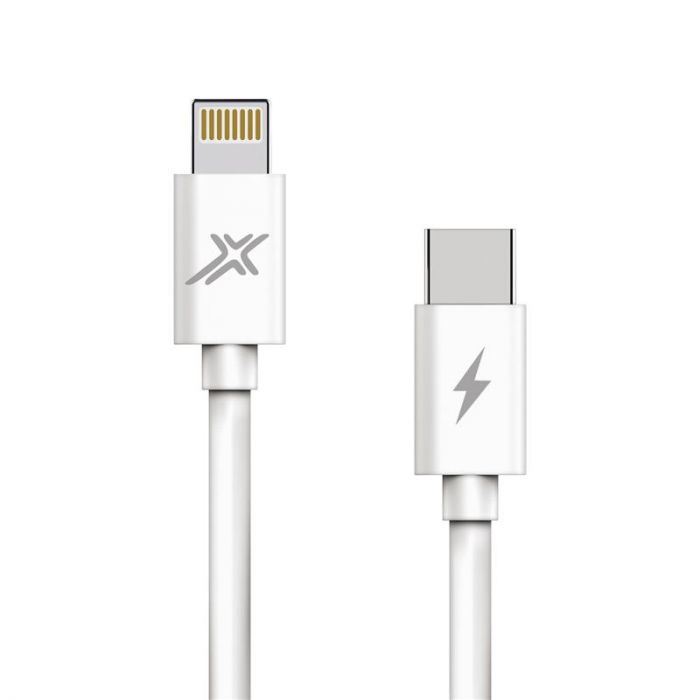 Кабель Grand-X USB Type-C - Lightning (M/M), Power Delivery, 20 W, 1 м, White (CL-07)